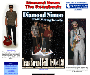 diamondsimon.com: Diamond Simon and The Roughcuts
Diamond Simon and the Roughcuts Band Austin Texas Blues Music and R&B Blues Musicians Site