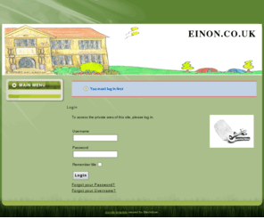 einon.co.uk: Login
