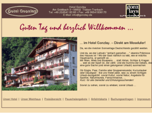 gonzlay.de: Willkommen im Hotel Weinhaus Gonzlay
