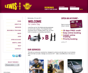 lewisday.info: Local, National, International Courier & Chauffeur Services
Lewis Day Transport PLC is a one stop courier and passenger car provider, click for more information on the wide range of services that we offer.