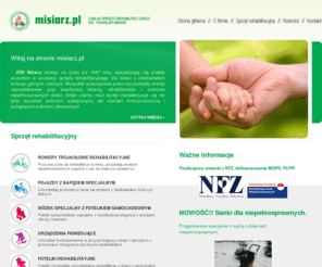 misiarz.pl: Misiarz.pl - zakład sprzętu rehabilitacyjnego
