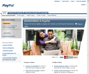 paypal.com.mx: Bienvenido - PayPal
PayPal permite a los usuarios enviar dinero a cualquier persona que tenga dirección de correo electrónico. PayPal es un servicio gratuito para los usuarios y funciona a la perfección con su tarjeta de crédito y cuenta de cheques. Puede resolver deudas, pedir dinero, dividir facturas o repartir gastos entre amigos sin necesidad de acudir a un cajero automático o utilizar el talonario de cheques.