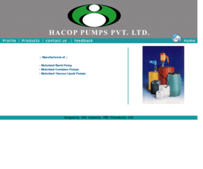 hacoppumps.com: motorised barrel pumps, motorised container pump, viscous liquid pumps, pharma motorised barrel pumps, universal motorised barrel pumps, lub motorised barrel pumps, manufacturers, india
manufacturers of motorised container pumps, motorised viscous liquid pumps, pharma motorised barrel pumps, universal motorised barrel pumps, lub motorised barrel pumps, india