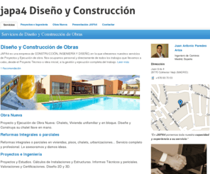japa4.es: japa4    Diseño y Construcción
Juan Antonio Paredes Ariza es a un proveedor de servicios en Qapacity. Ofreciendo Diseño y Construcción de Obras. Ingeniero de Caminos
