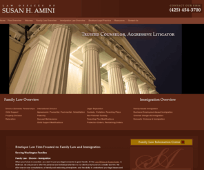 aminilaw.com: Home
Experienced, aggressive, and on your side. Call 425-454-3700 today to schedule a consultation with a Seattle area immigration and family law attorney from the Law Offices of Susan Amini.