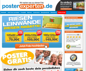 posterexperten.de: Willkommen bei posterexperten.de || Poster von den Posterexperten - Dein Foto auf Leinwand Keilrahmen Hartschaumplatte Tapete
posterexperten.de - Wir machen was aus deinem Foto - Wir drucken dein Foto auf Poster, Leinwand, Fototapete, Schaumplatte und vieles mehr