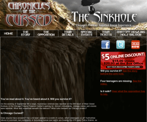 tribunehauntedhouse.com: Chicago's premier haunted house -- Chronicles of the Cursed
Chicago's premier haunted house.