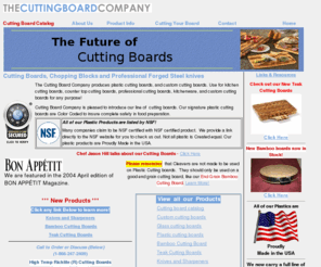 cuttingboardcompany.com: Cutting Boards - glass cutting boards, custom cutting boards, plastic cutting boards, and color cutting boards
The Cutting Board Company - Made in the U.S.A. Cutting boards, plastic cutting boards, custom cutting boards, & 