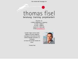 fisel.net: Thomas Fisel - Beratung Training Projektarbeit
