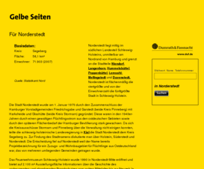 gelbeseiten-norderstedt.de: GelbeSeiten für Norderstedt
###