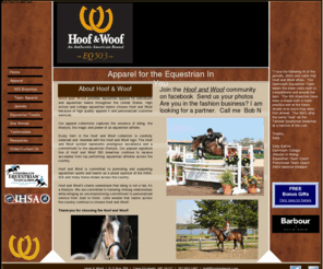 hoofandwoof.com: index
Hoof and Woof provides cusotmized apparel for high schoo and college equestrian teams. 