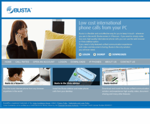 oninstant.com: Welcome to Busta – Low cost international phone calls, access anywhere from your browser
Welcome to Busta – Low cost international phone calls, access anywhere from your browser