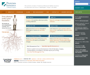 phyins.com: Physicians Insurance A Mutual Company
The premier provider of medical professional liability insurance for physicians and clinics in Washington, Oregon, and Idaho. 