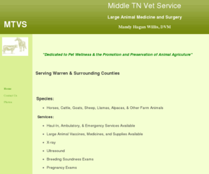 middletnvet.com: Middle Tennessee Vet Service
Large Animal Veterinary Services in Middle Tennessee