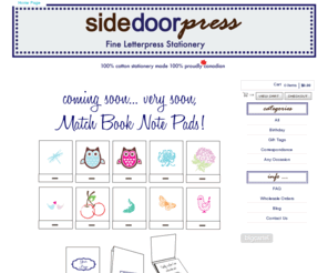 sidedoorpress.com: SideDoorPress — Home
Welcome to SideDoorPress