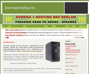 darmowyhosting.info: Darmowy hosting , konta na strony www , darmowe domeny i aliasy
Darmowe serwery hosting konta na strony internetowe , sprawdź dostępne także darmowe domeny i aliasy dla twojej strony . Wszystko za darmo !!! Zapraszamy