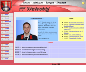 ff-watschig.com: FF Watschig
Informationen über die Freiwillige Feuerwehr Watschig, Gemeinde Hermagor, Gailtal, Kärnten