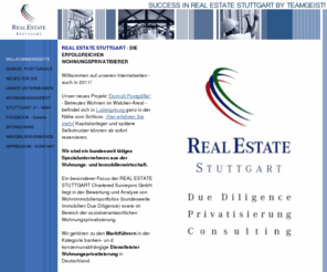 real-estate-stuttgart.de: WILLKOMMENSSEITE
Immobilien - REAL ESTATE STUTTGART Immobilien Tel. 0172-6265050, RICS, NEU, Rainer REDDEHASE FRICS - RICS, Steinenbronn, /Immobilien Due Diligence,
1. REAL ESTATE Due Diligence, 2. Privatisierung, 3. Vermittlung, 4. Hausverwaltung, sozialverträgliche Wohnungsprivatisierung, Bewertung Immobilien, Wohnungen, Häuser, www.Real-Estate-Stuttgart.de, www.realestatestuttgart.de, www.rainerreddehase.de 
WAM Wohnungsprivatisierungs-Analyse-Modell.