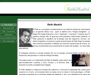 reikimadrid.com: Terapia Natural con Reiki en Madrid.
Terapia natural con Reiki en Madrid para equilibrar cuerpo y mente.