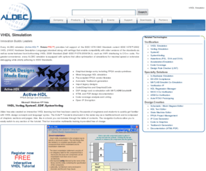 vhdlsimulation.com: VHDL Simulator
VHDL Simulator - Aldec