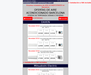 aireacondicionadoprecios.com: Aire acondicionado Barcelona: Daikin, Fujitsu, Mitsubishi, General
Instaladores aire acondicionado en Barcelona