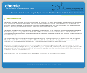 chemcyc.com: Alle Informationen zur chemischen Industrie
Das Chemie Portal in sachen von Formeln. Erfahren Sie alles wichtige über die chemische Industrie in der Welt.