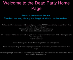 thedeadparty.com: The Dead Party
