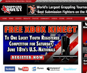 submissiongrapplingtournaments.com: Grapplers Quest Submission Grappling Tournaments BJJ Competitions Wrestling Events
Grapplers Quest Grappling Tournaments, BJJ Events, Brazilian Jiu Jitsu Competition, Submission Tournament, wrestling meet, grappling news forum