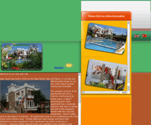 agarapart.com: .: Agar Apart Hotel Gumbet / Bodrum / Turkey :.
Cevat Sakir Mahallesi Nergis Sok. No:1 Gümbet-BODRUM. Tel:(0252)313 5149-313 5166-313 5191 Fax:0252.313 5157.