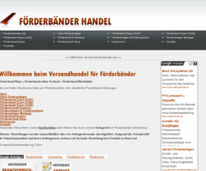 foerderbaender.org: foerderbaender.org - Förderbänder Handel
