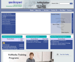 sandeepani-vlsi.com: Sandeepani - Specialized VLSI / Embedded Training School
Sandeepani - School of VLSI Design has state-of-the-art facilities for high-end VLSI, Programmable Logic and System Design Training