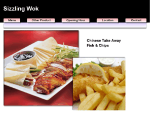 sizzling-wok.com: Sizzling Wok in Aldershot
in Alderhsot offers the finest Chinese, Thai, Szechuan and Peking food and  also one of the best Fish & Chips in town. With our home delivery we deliver your food to your front 'door!