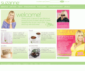 suzanne.com: suzanne.com - welcome to suzanne.com by Suzanne Somers
Welcome to SUZANNE!  Check out our incredible jewelry, beauty and food products!