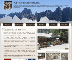 auberge-bavella.com: Auberge du Col de Bavella - Auberge du Col de Bavella
L'Auberge du col de Bavella, au coeur de l'Alta Rocca (Corse du Sud) le Bar, Restaurant, Gîte d'étape sur le GR20 vous accueillent avec une cuisine traditionnelle corse.