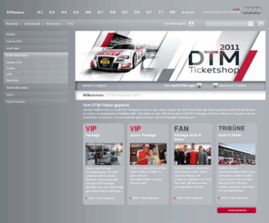 audi-dtm.com: Audi Deutschland  > Erlebniswelt > Motorsport > DTM Ticket Shop
Audi Deutschland  Erlebniswelt Motorsport DTM Ticket Shop