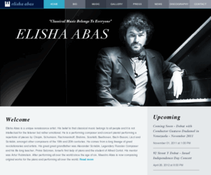 elishaabas.com: Elisha Abas, Concert Pianist - Pages
Elisha Abas, Concert Pianist