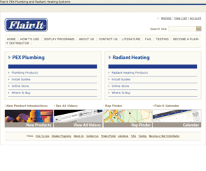 flairit.com: Flair-It PEX Plumbing and Radiant Heating Systems
Flair-It PEX Plumbing and Radiant Heating Systems