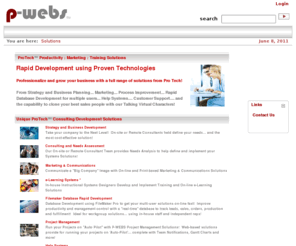 p-webs.com: Solutions
Solutions