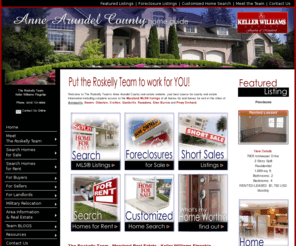 croftonhomes4sale.com: Anne Arundel County Real Estate | Homes for Sale | Homes for Rent | Maryland | MD
Find your Anne Arundel County real estate on-line with our MLS connection to view all homes for sale and homes for rent in Annapolis, Odenton, Severn, Crofton, Piney Orchard, Pasadena, Glen Burnie and other cities near Fort Meade.