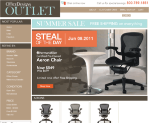 preownedhermanmillerchair.com: Pre-Owned Used Aeron Chairs from Herman Miller at OfficeDesignsOutlet.com
OfficeDesignsOutlet.com offers great prices on pre-owned, used Herman Miller Aeron Chairs, Eames and much more! We carry Herman Miller, Steelcase, and Humanscale office chairs.