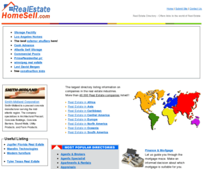 realestatehomesell.com: Real Estate Directory, Real Estate Resource, Realtor Information
The largest directory listing information on companies in the real estate industries.