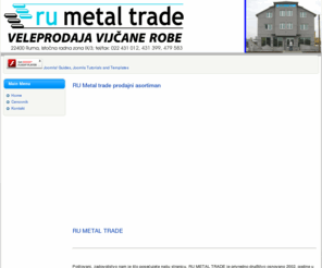 rumetaltrade.com: RU Metal Trade
Joomla! - dinamički portal uređaj i sistem za upravljanje sadržajem