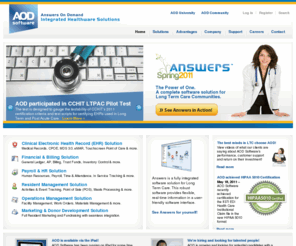 aodsaas.com: AOD Software | Long Term Care Software for CCRCs, Nursing Homes, Assisted Living, Home Health and Rehab.
Long Term Care Software for Retirement & Continuing Care Retirement Communities. LTC software for CCRC’s, Assisted Living, Skilled Nursing Homes, MDS, EHR / EMR, Home Health, Rehab, EHR software, MDS 3.0