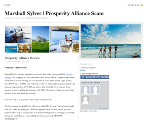 prosperityalliancescams.com: Marshall Sylver | Prosperity Alliance Scam — Customer reviews for Marshall and Prosperity Alliance
Customer reviews for Marshall and Prosperity Alliance