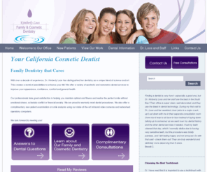 drloos.com: Dr. Kimberly Loos' Cosmetic Dentistry in San Jose, California | Invisalign San Jose | Cosmetic Lumineers | Orthodontist San Jose | Veneer California | Bay Area Dentist
Dr. Loos' cosmetic dentristy in San Jose, California excels in dental restoration methods including Invisalign, teeth whitening, lumineers, dental implants, sealants, porcelain veneers, and crowns.
