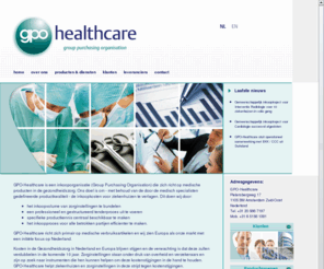gpo-healthcare.com: Over ons - GPO Healthcare
GPO Healthcare, group purchasing organisation