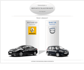 kalydi.hu: KALYDI KFT DEBRECEN - RENAULT - DACIA márkakereskedés
KALYDI KFT DEBRECEN - RENAULT - DACIA márkakereskedés