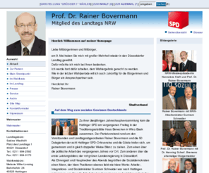 rainer-bovermann.de: Aktuell - Rainer Bovermann
Internetseite des SPD-Landtagskandidaten Dr. Rainer Bovermann. Wahlkreis Ennepe-Ruhr-Kreis I - Wahlbezirk 105.