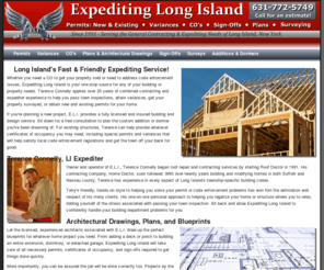 expeditinglongisland.com: Long Island Expediting Town Permits, CO's & NY Expediter Svcs.
Long Island Expediting, Permits, Variances, and General Contractor Terry Connelly - LI Town Permits, CO's, Building Plans & Expediter Service