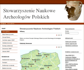 snap.org.pl: Stowarzyszenie Naukowe Archeologów Polskich
Stowarzyszenie Naukowe Archeologów Polskich - Zarząd Główny